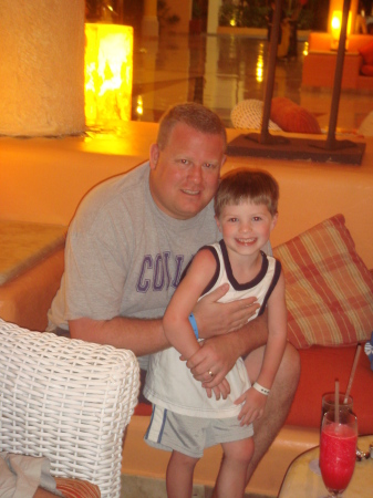 My husband Tom and son Logan Mexico 2008