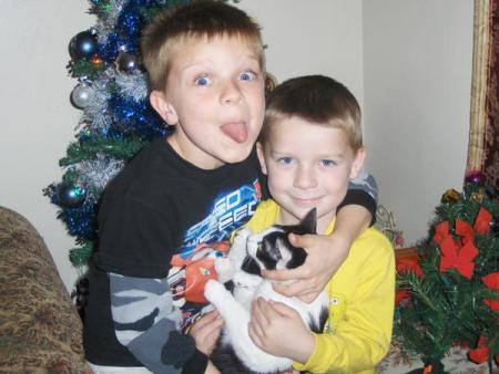 Grandsons Jordan & Brandon