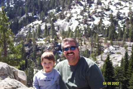 Joshua and Dad at Eagles falls