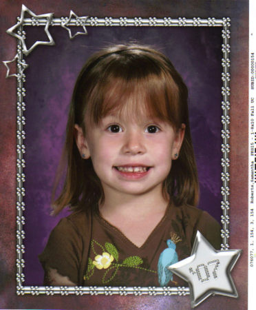 My daughter Samantha's Pre-K picture