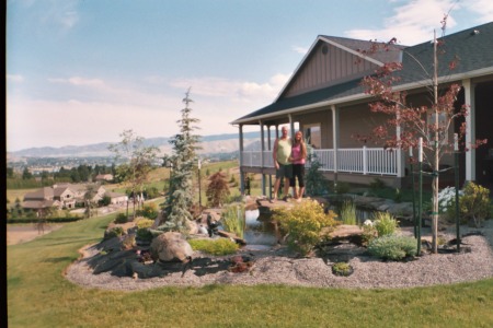 Hubby & I. Upper Pond