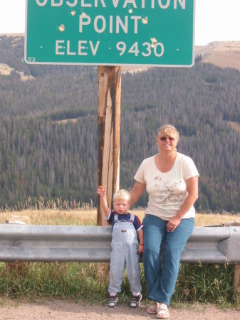 Me and my favorite little guy in Wyoming