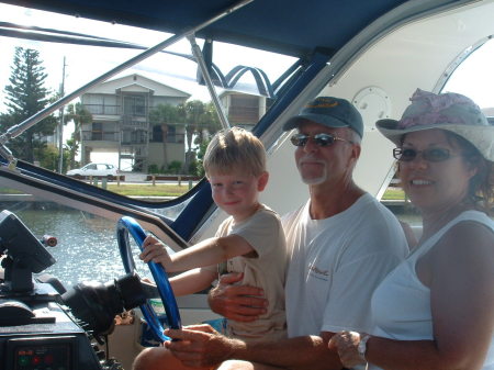 Josh, Grandpa, & Nana