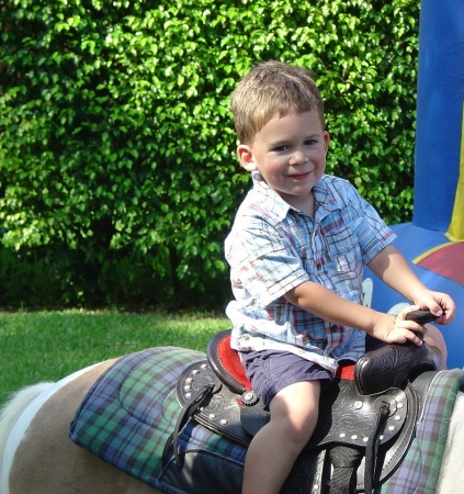 My son Christopher at his 3rd B-day