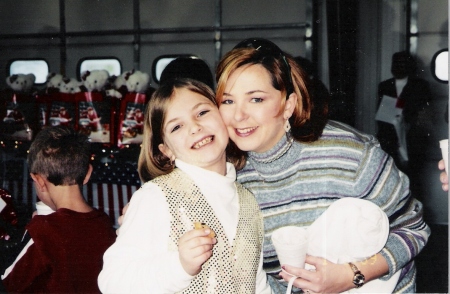 Megan & I after a twirling competition several years ago