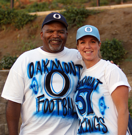 Me & my wife Tiffany at Oakmont football game 2007