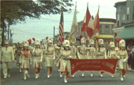 S.J.H.S. marching band Pulasky Day Parade 1968