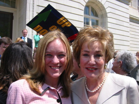 Shelley with Congress woman Dole