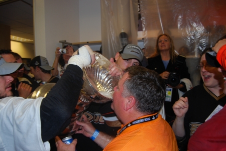 Drinking from The Stanley Cup