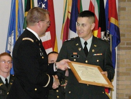 December 2002, my commissioning ceremony