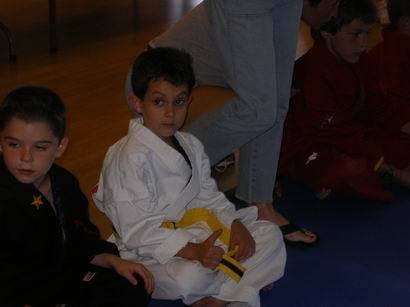 David, Karate belt advancement