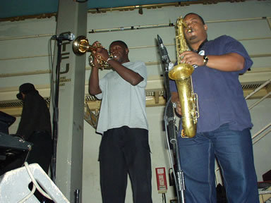 Sound Checkin' at London's Jazz Cafe