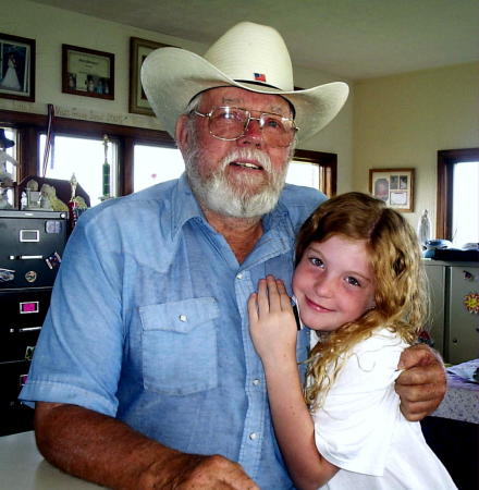 Grandpa Don Blach and my daughter Anna