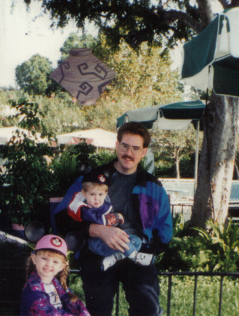 Greg, Amber & Zach at Disneyland