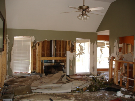 House after Katrina, August, 2005