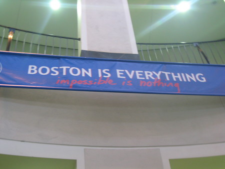 Boston is everything... impossible is nothing!