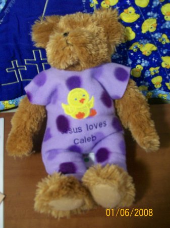 Caleb's Kindom Assignment Bear
