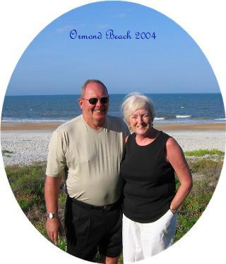 Mom and Dad on the beach