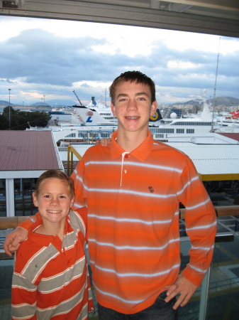 Our boys on Greek Cruise Nov 2007