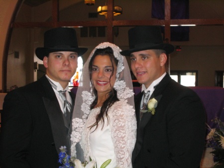 My brothers and I on my big day! December 10, 2005