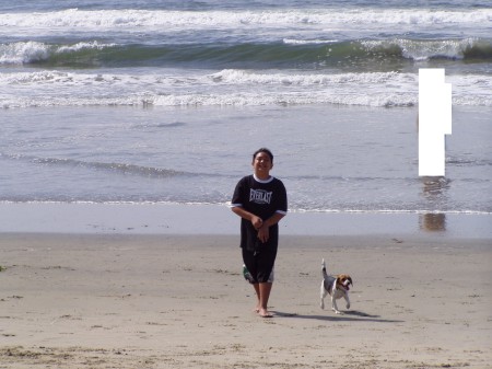 Bolsa Chica State Dog Beach w/ my youngest son, Randy