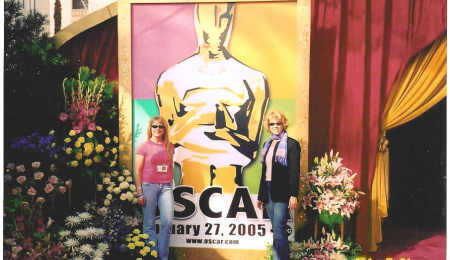 2004 - my sis and I on THE RED CARPET!