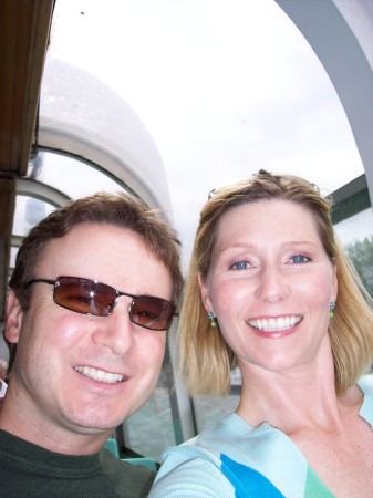 Me with my husband Rob on a boat in Paris '05