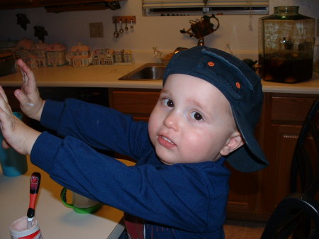 My grandson--he is the coolest!