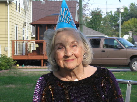 Grandma on her 90th birthday