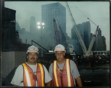 Me and a coworker at Ground Zero