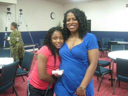 My daughter, Simone, and me