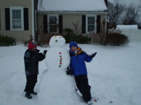 Our best snowman of the year....