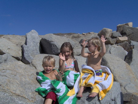 kids at beach