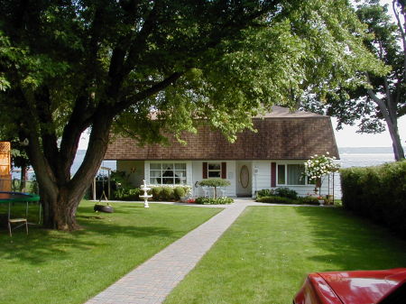 The back side of our house on the river.