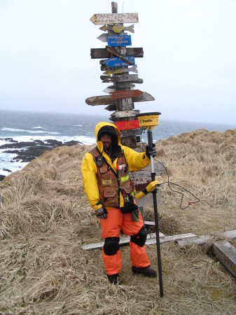 GPS SURVEYING IN SHEMYA ISLAND(WESTERN TIP OF ALEUTIAN ISLANDS