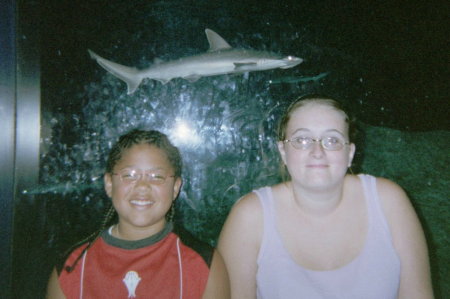 Bri and Miranda at the Zoo