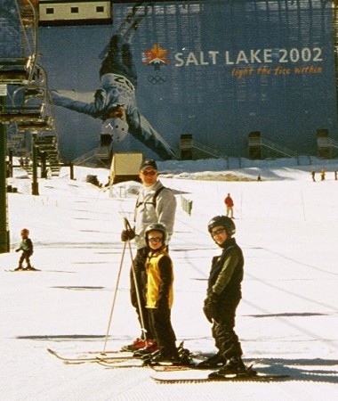 MJS and the boys in Salt Lake 2002