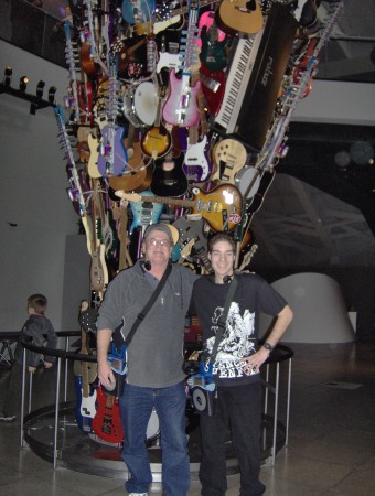 My son and I at EMP in Seattle