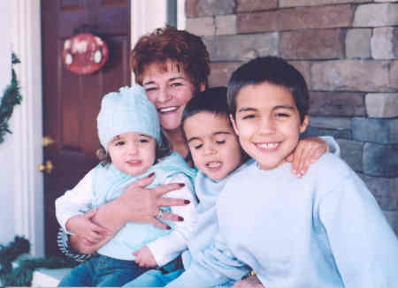 Grandchildren (Gracie, Ayden, Austin) and Mimi (ME!)