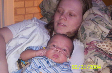 my daughter tracy and grandson