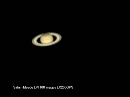 Shot of saturn