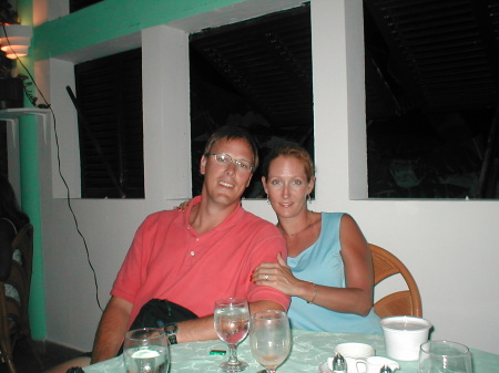 Deborah and I in St. Maarten