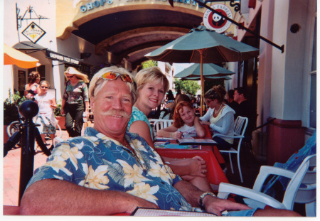 My Dad, myself and my daughter in Santa Barbara