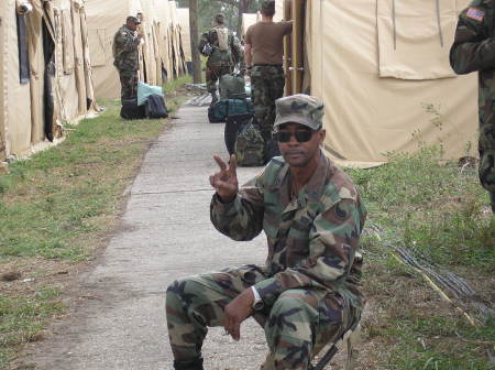 SFC. BEATY JUST CHILLING IN NEW ORLEANS