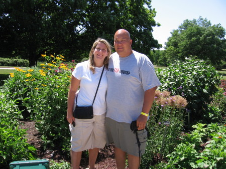 Maureen and I at the Botanical Gardens