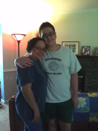 Nate and his little Mommy :-) Aug 2011