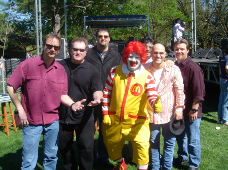 Band with Ronald McDonald