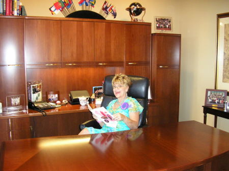 Dana in Tom Whatley's (CEO) office