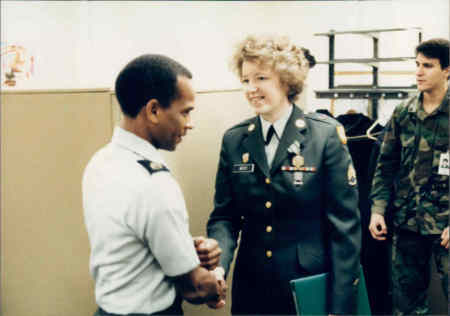 Leaving my first Army assignment at Ft. Belvoir, Virginia 1983-1988