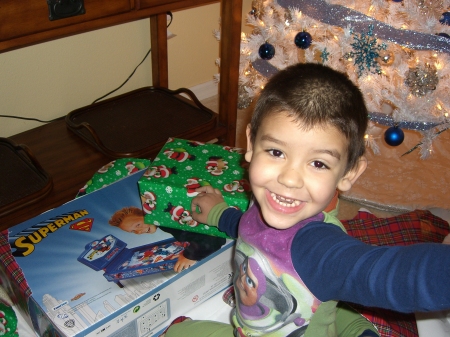 my son at xmas